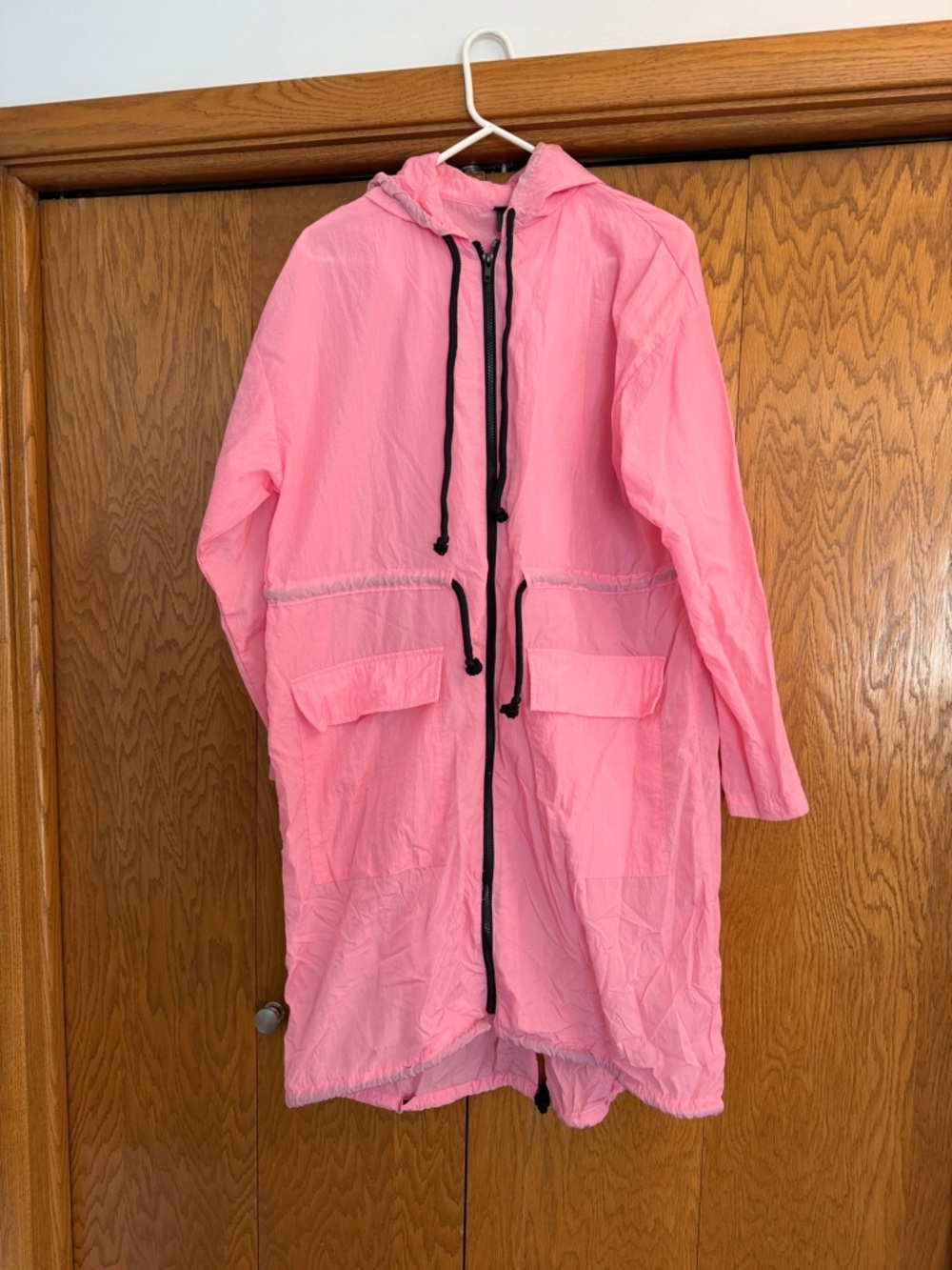wild fable Pink Hooded Longline Anorak